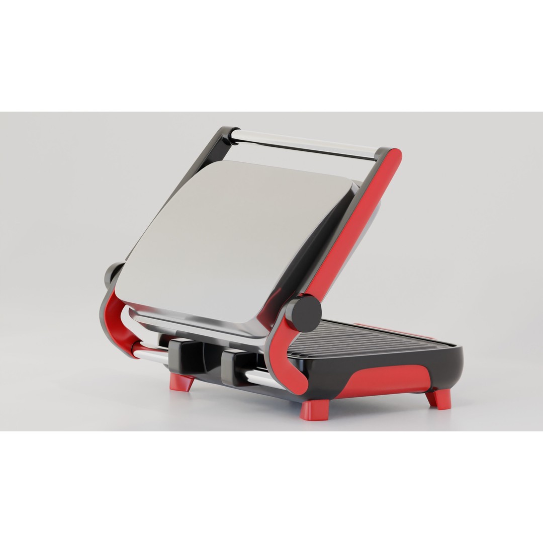 Modern Toaster Grill 3D Model – PBR Game-Ready Asset, FBX - View 11