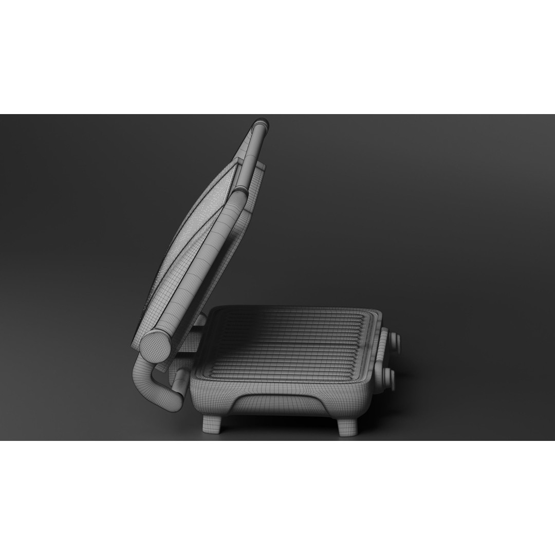 Modern Toaster Grill 3D Model – PBR Game-Ready Asset, FBX - View 12