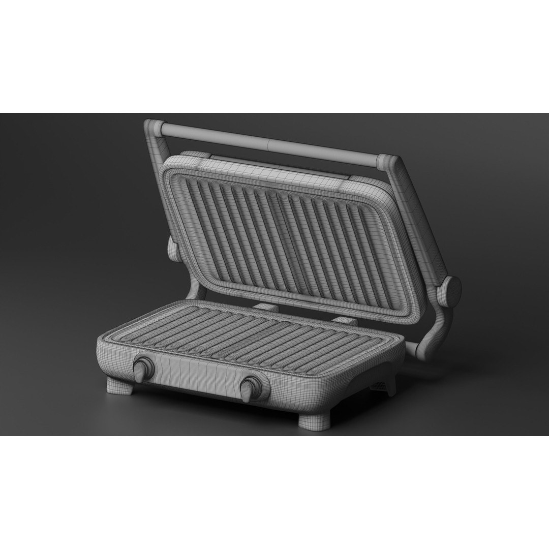 Modern Toaster Grill 3D Model – PBR Game-Ready Asset, FBX - View 13