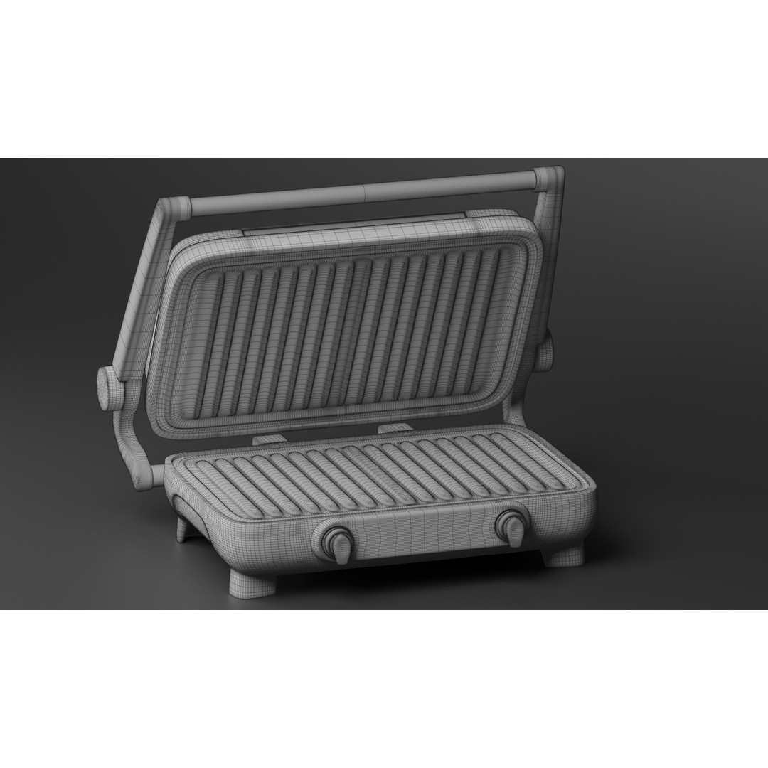 Modern Toaster Grill 3D Model – PBR Game-Ready Asset, FBX - View 14
