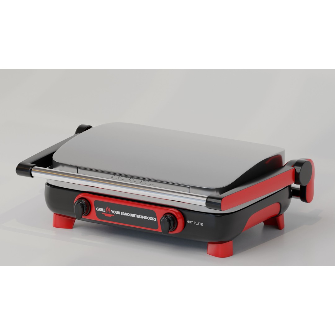 Modern Toaster Grill 3D Model – PBR Game-Ready Asset, FBX - View 5