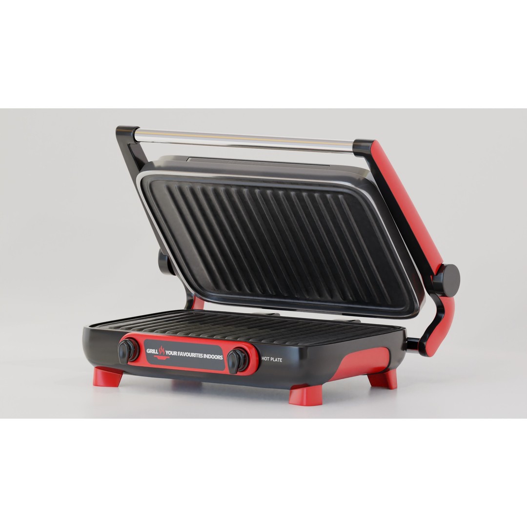 Modern Toaster Grill 3D Model – PBR Game-Ready Asset, FBX - View 9