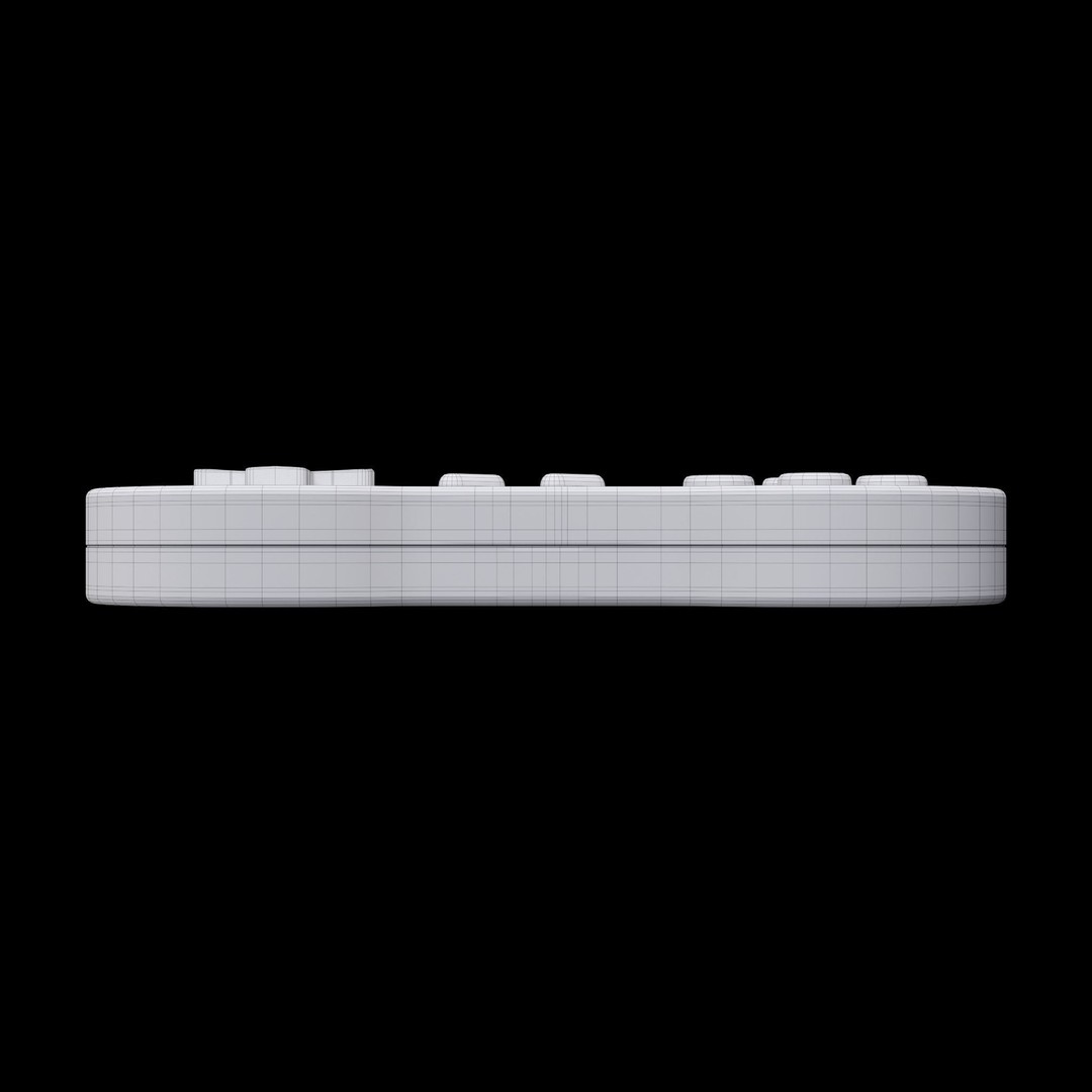Super Nintendo Controller 3D Model – High Poly Game Asset, FBX, OBJ - View 11