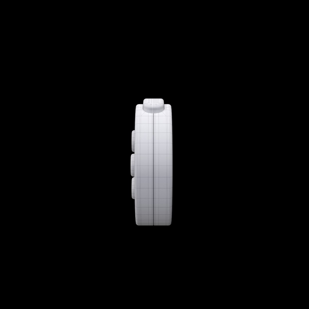 Super Nintendo Controller 3D Model – High Poly Game Asset, FBX, OBJ - View 12