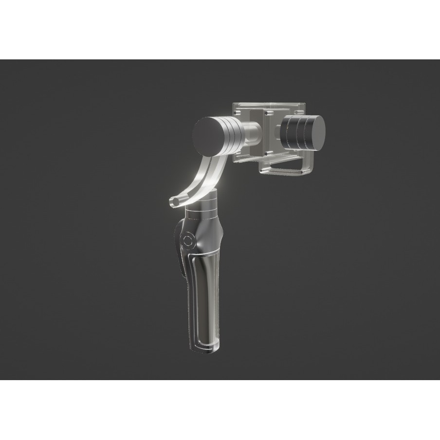 Handheld Gimbal 3D Model – High Poly PBR Asset for Video Production - View 4