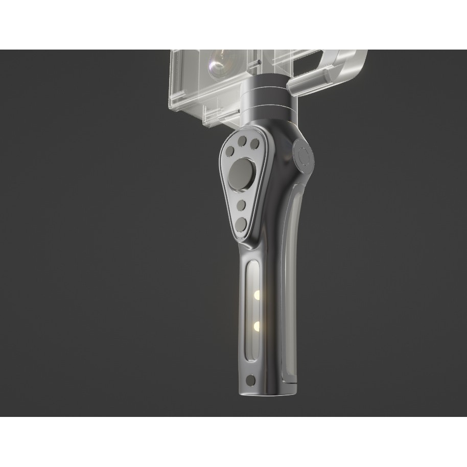 Handheld Gimbal 3D Model – High Poly PBR Asset for Video Production - View 6