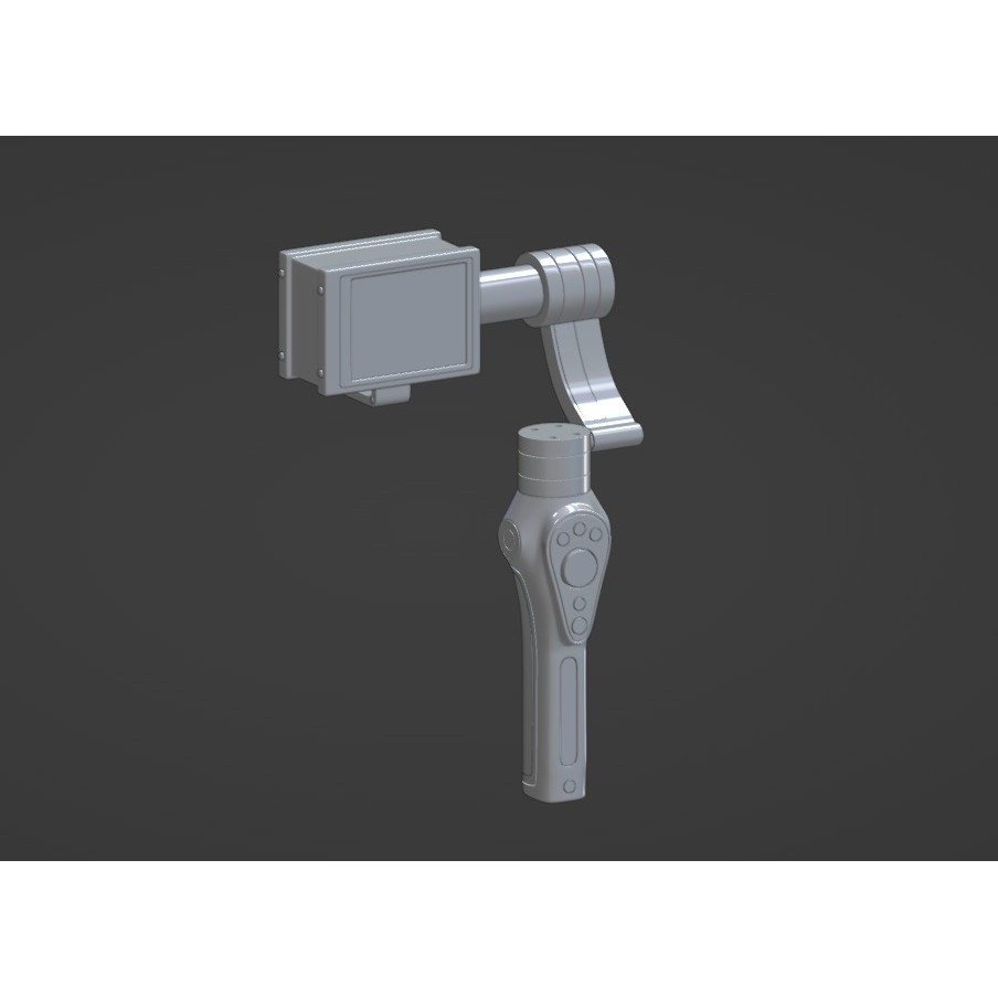 Handheld Gimbal 3D Model – High Poly PBR Asset for Video Production - View 7