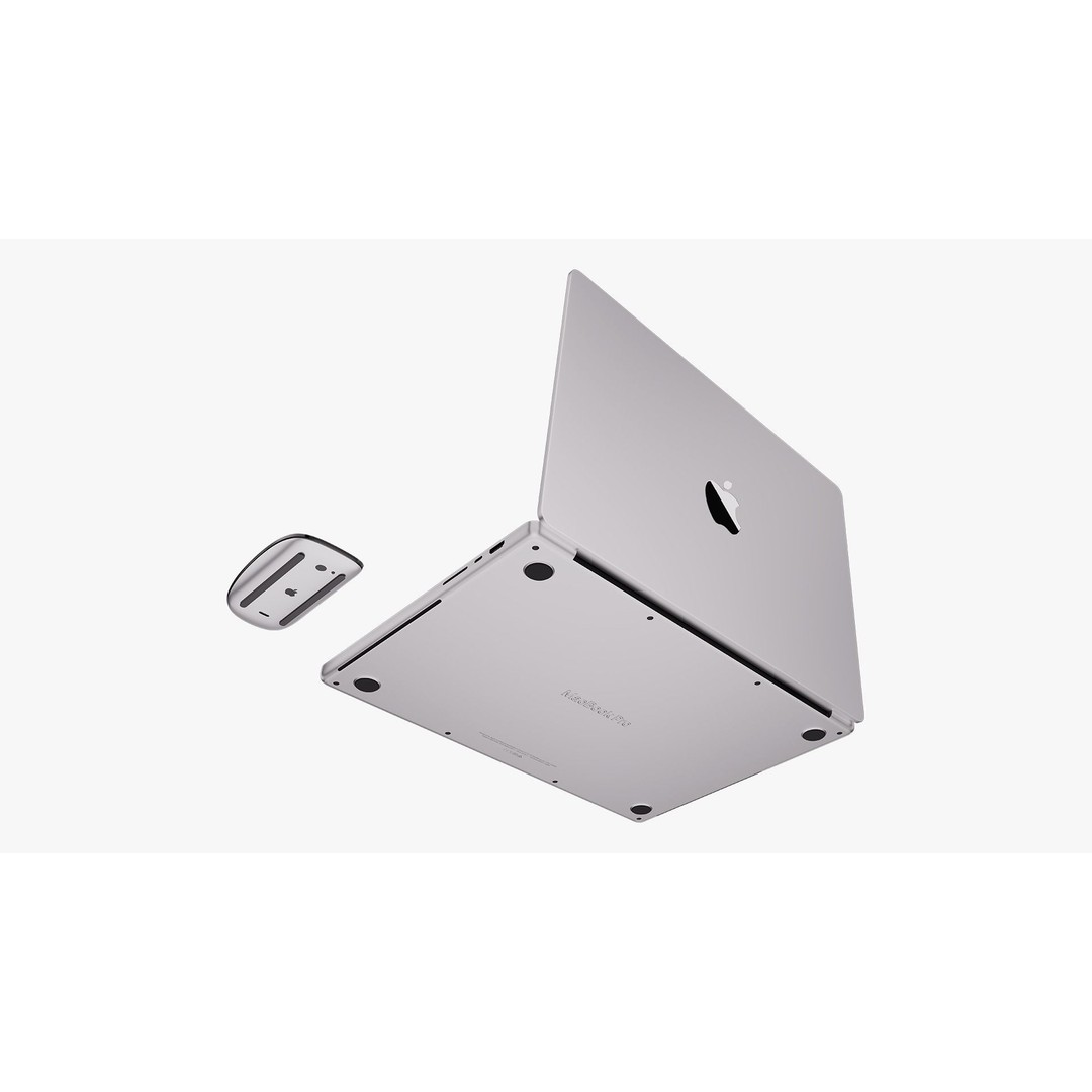 Apple MacBook Pro 16 3D Model – High Poly PBR Asset, FBX & OBJ Formats - View 12