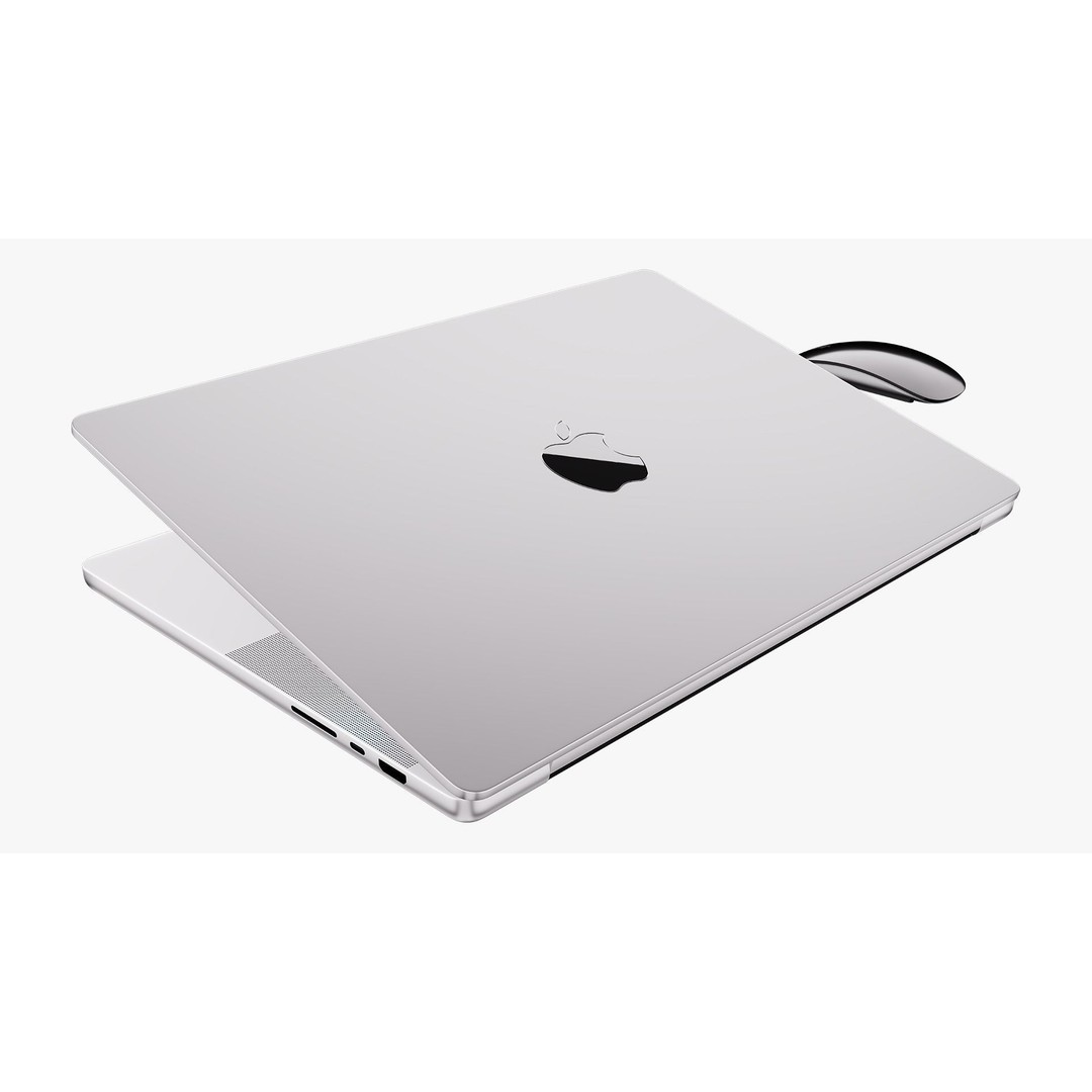 Apple MacBook Pro 16 3D Model – High Poly PBR Asset, FBX & OBJ Formats - View 15