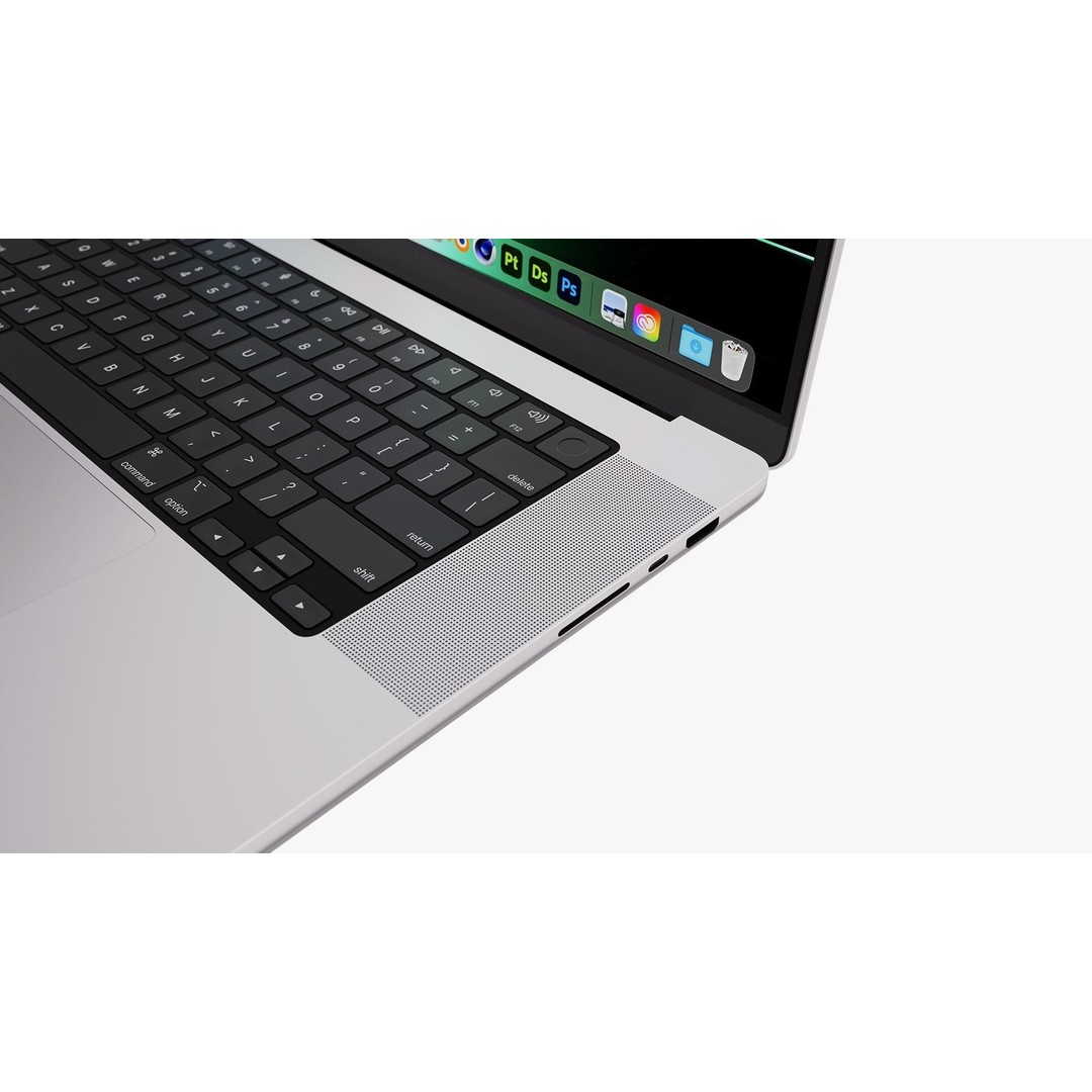 Apple MacBook Pro 16 3D Model – High Poly PBR Asset, FBX & OBJ Formats - View 18