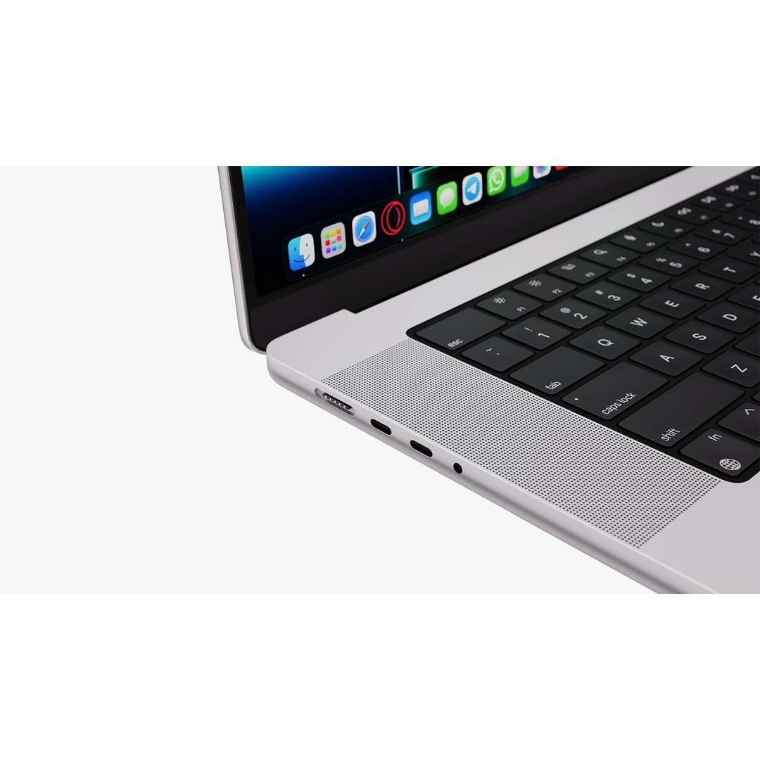 Apple MacBook Pro 16 3D Model – High Poly PBR Asset, FBX & OBJ Formats - View 19