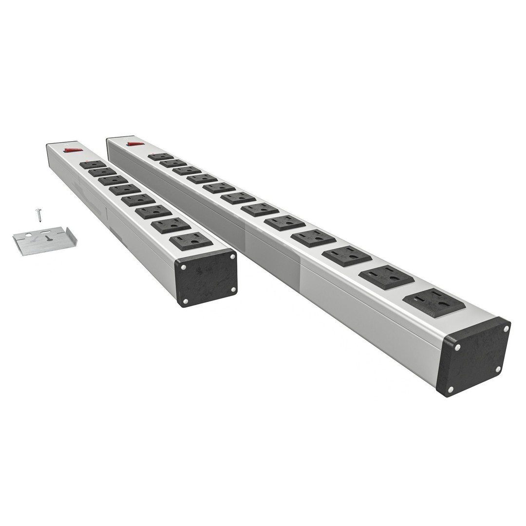 Multi Switch Electrical 3D Model – Low Poly PBR Asset, FBX/Blender - View 8