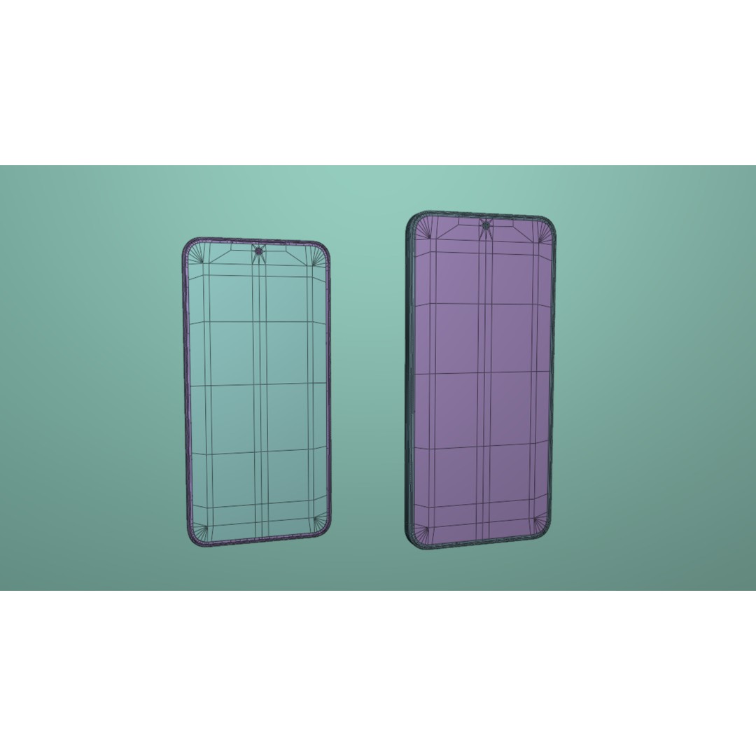 Mint Samsung Galaxy S25 3D Model – High Poly PBR Phone Asset, FBX & OBJ - View 14