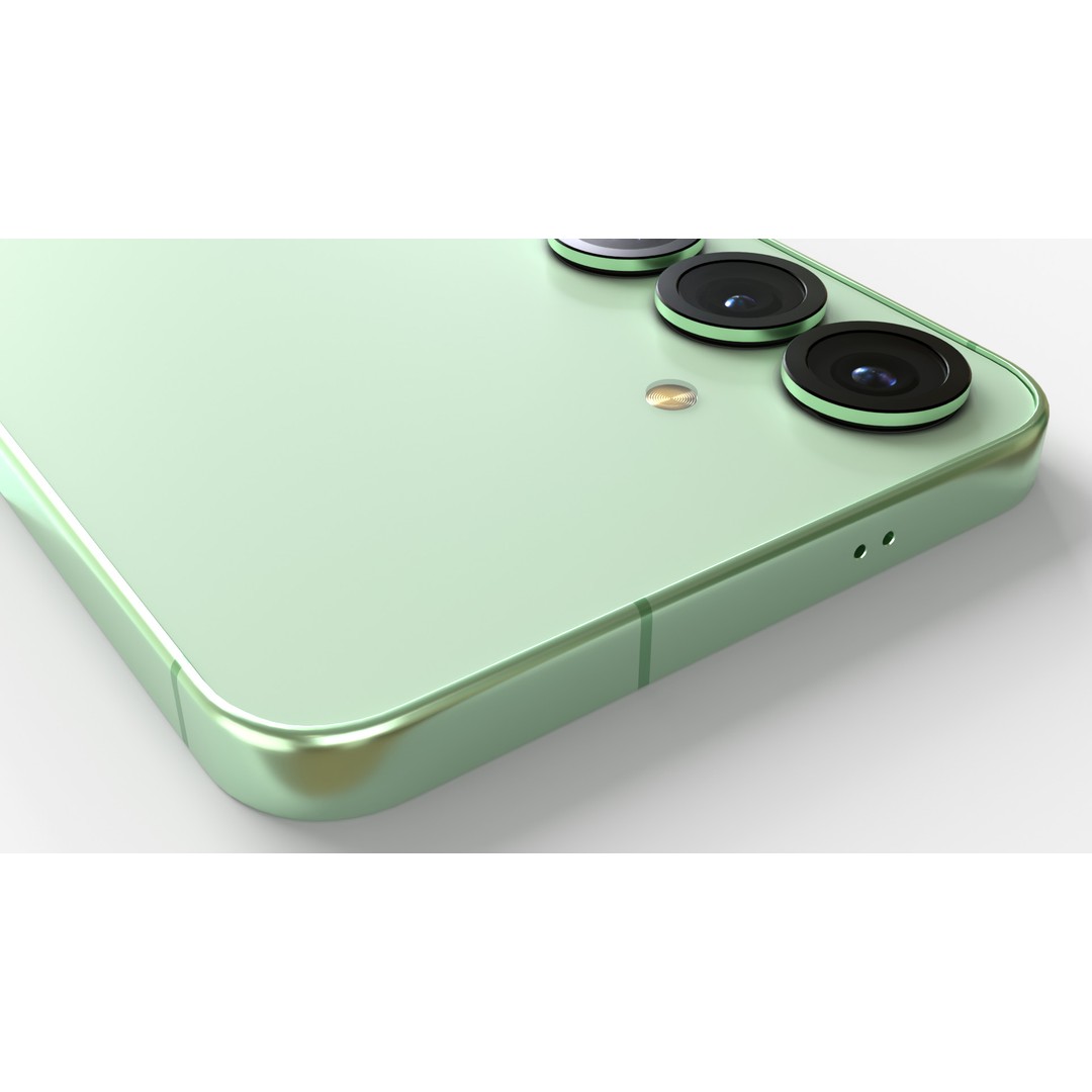 Mint Samsung Galaxy S25 3D Model – High Poly PBR Phone Asset, FBX & OBJ - View 9