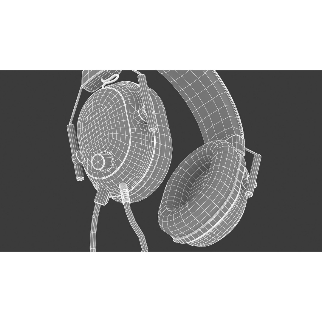 Blackshark V2 Headphone 3D Model – High Poly PBR Asset, FBX & OBJ Formats
