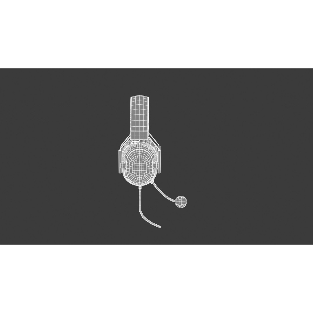 Blackshark V2 Headphone 3D Model – High Poly PBR Asset, FBX & OBJ Formats - View 24