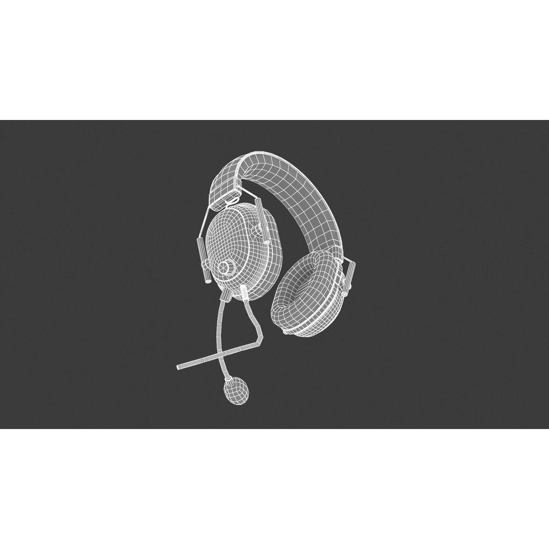 Blackshark V2 Headphone 3D Model – High Poly PBR Asset, FBX & OBJ Formats - View 31