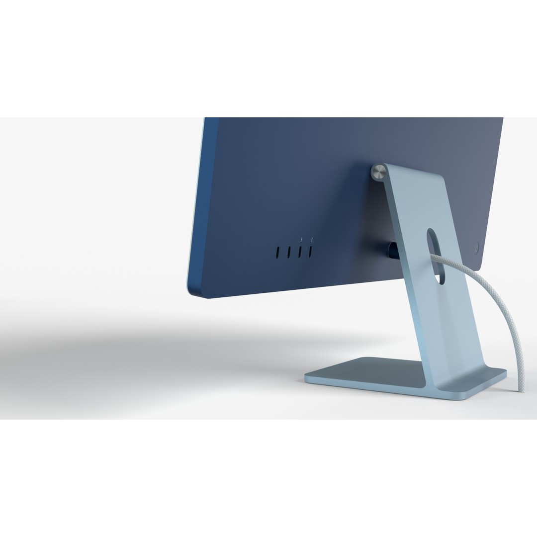 Apple iMac 3D Model – High Poly PBR Computer with Keyboard and Mouse - View 11