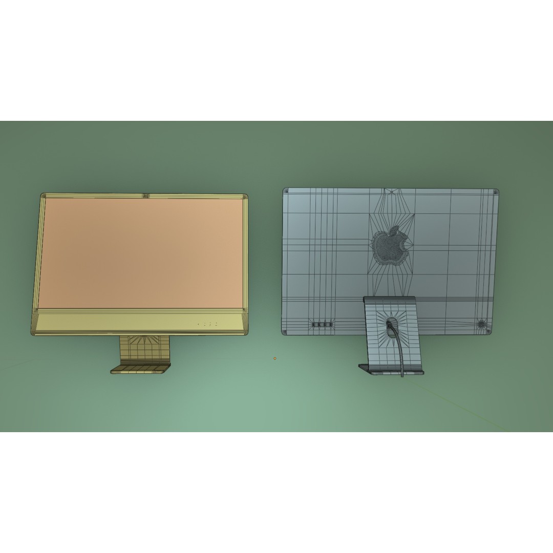 Apple iMac 3D Model – High Poly PBR Computer with Keyboard and Mouse - View 19