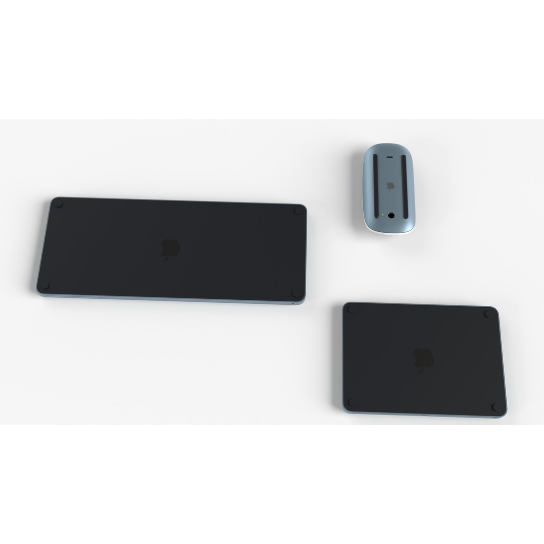 Apple iMac 3D Model – High Poly PBR Computer with Keyboard and Mouse - View 8