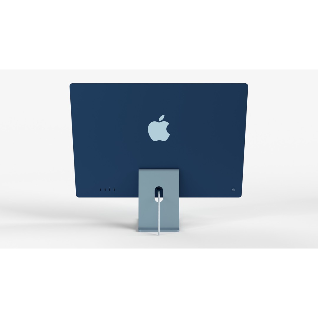Apple iMac 3D Model – High Poly PBR Computer with Keyboard and Mouse - View 9