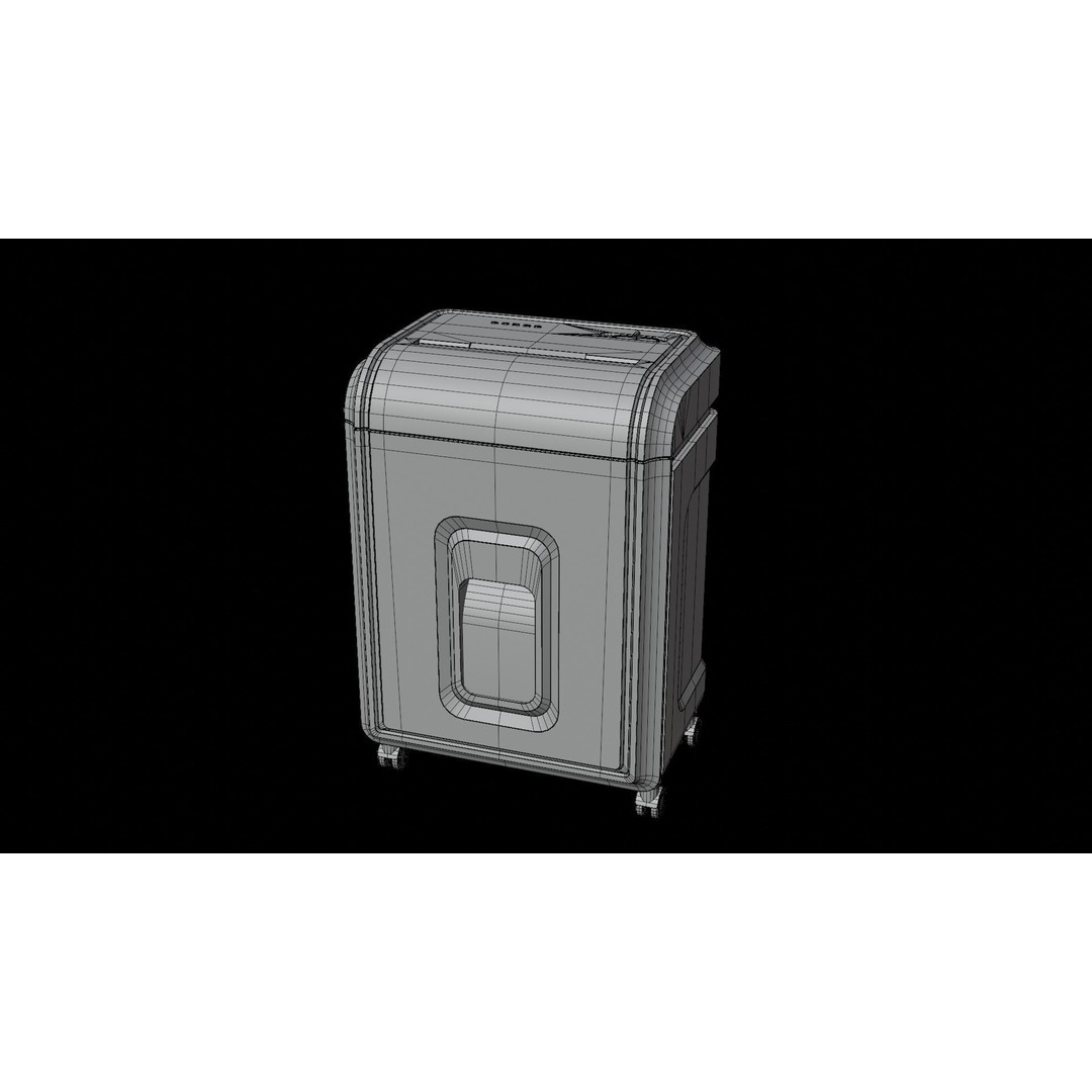 Shredder 3D Model – Low Poly PBR Game Asset, FBX, OBJ, Blender - View 16