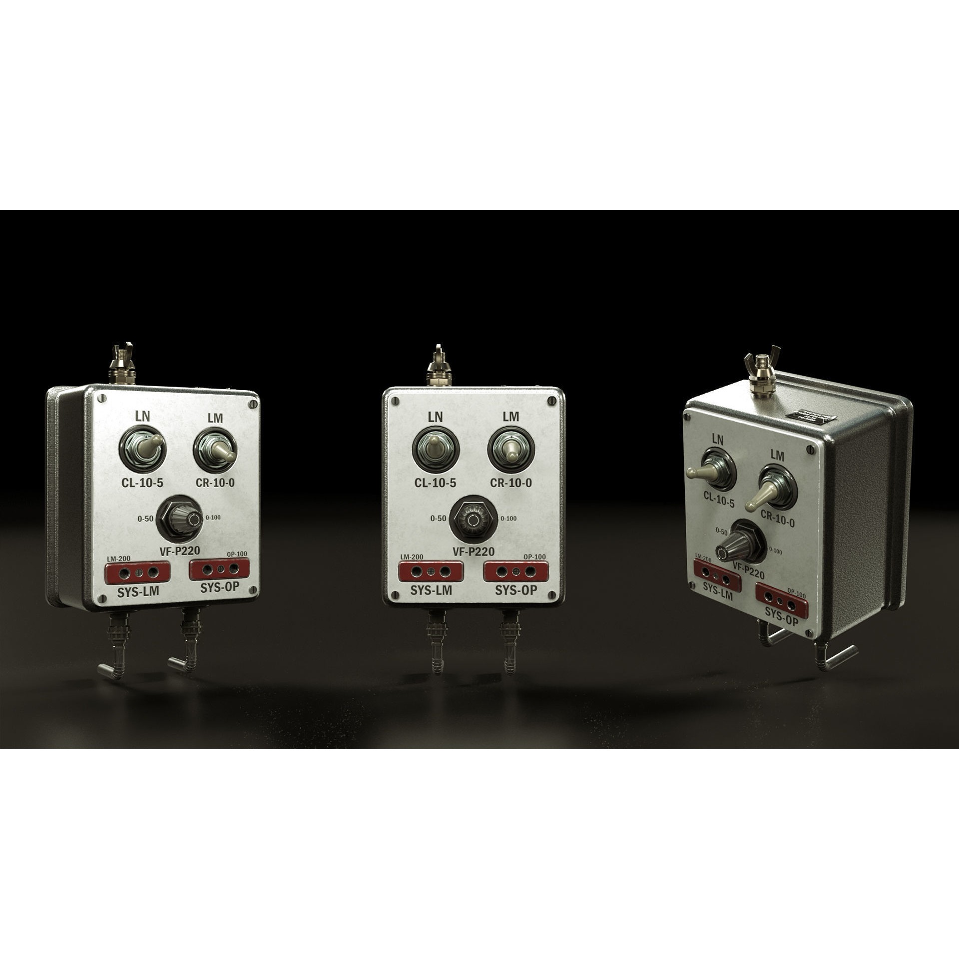 Electrical Boxes and Panels - Game-Ready 3D Model - View 11