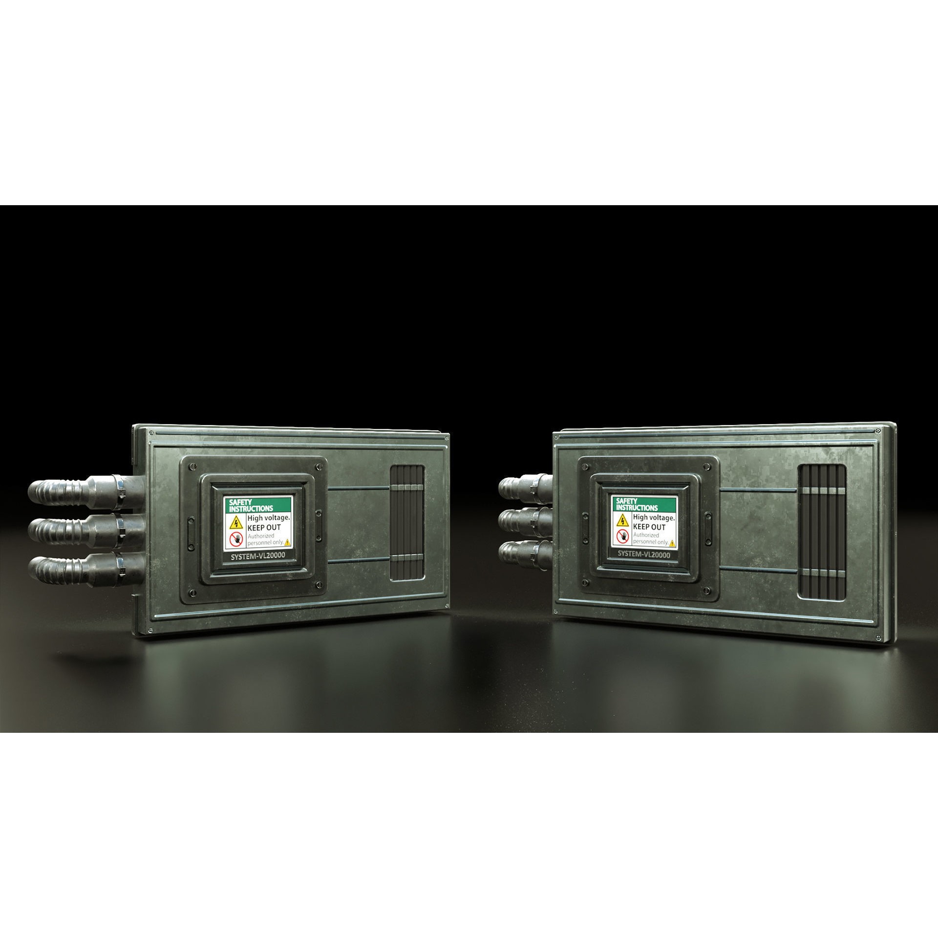 Electrical Boxes and Panels - Game-Ready 3D Model - View 12