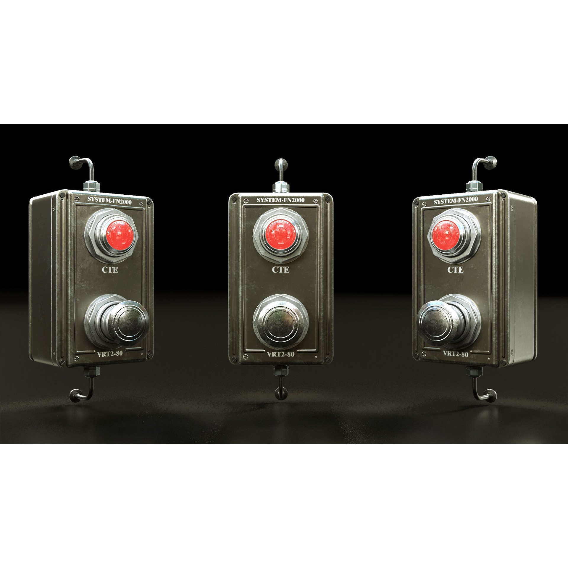 Electrical Boxes and Panels - Game-Ready 3D Model - View 13