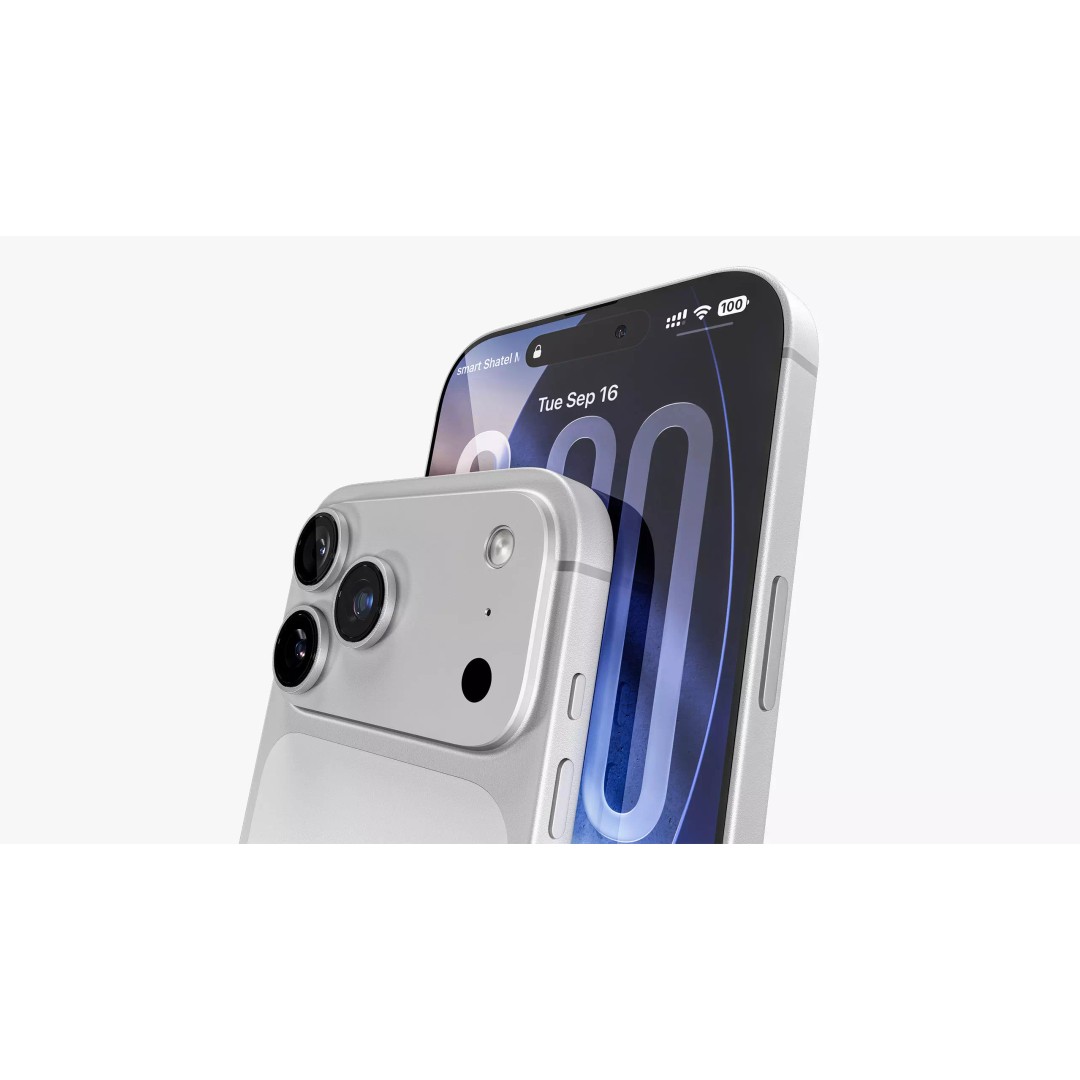Apple iPhone 17 Pro Max Silver 3D Model – High Poly PBR Asset, FBX, OBJ - View 15