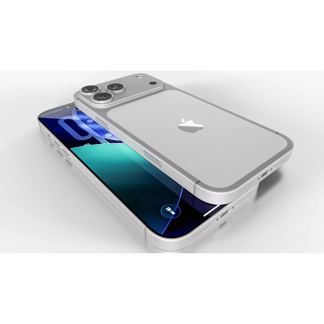Apple iPhone 17 Pro Max Silver 3D Model – High Poly PBR Asset, FBX, OBJ - View 18