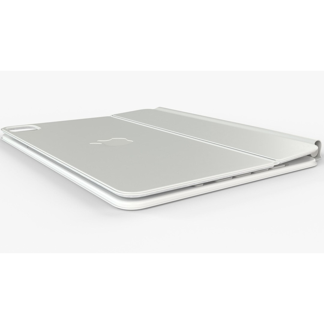 Apple iPad Magic Keyboard 3D Model – Rigged PBR Asset, FBX, OBJ - View 14