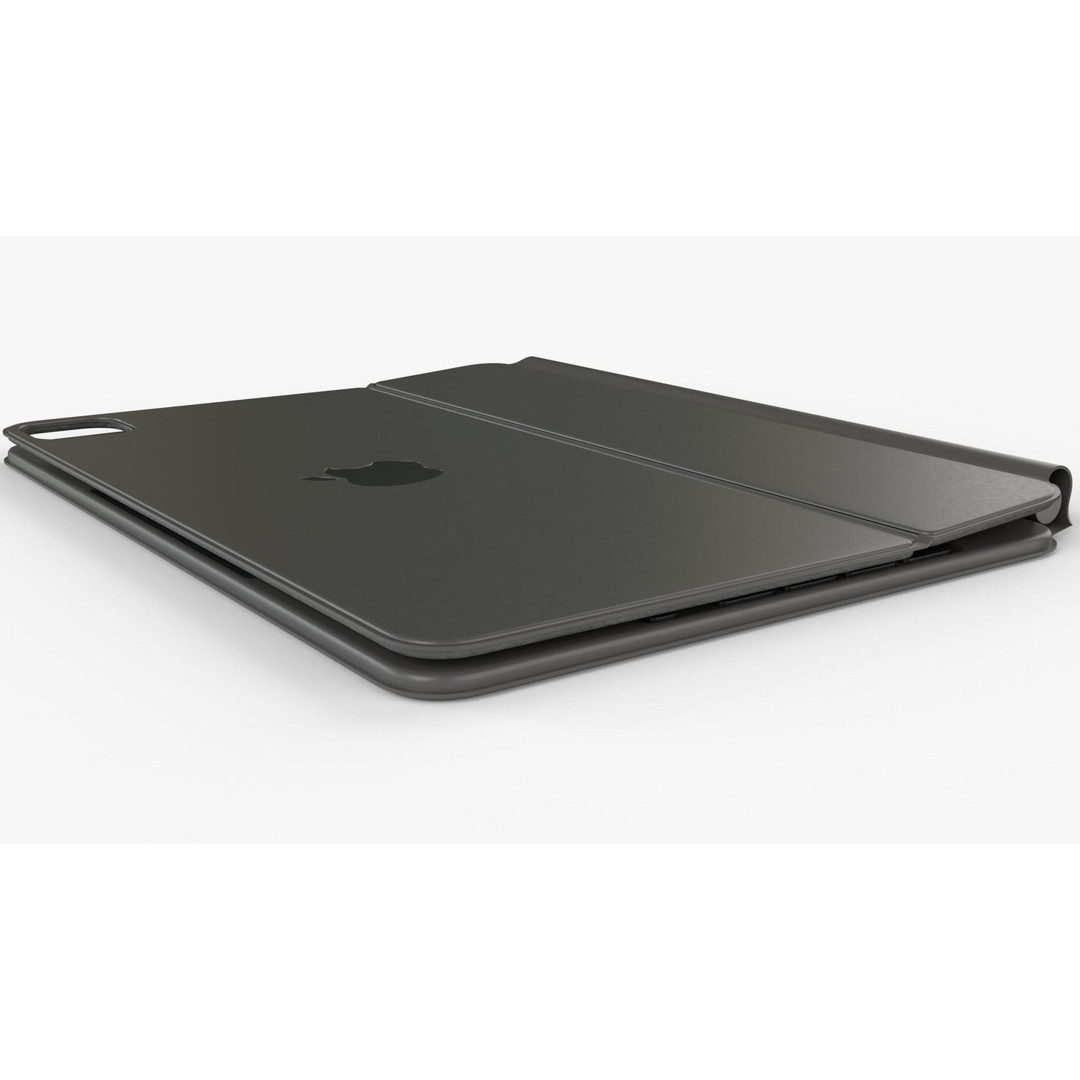 Apple iPad Magic Keyboard 3D Model – Rigged PBR Asset, FBX, OBJ - View 15