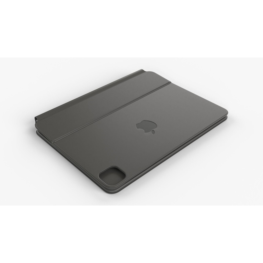 Apple iPad Magic Keyboard 3D Model – Rigged PBR Asset, FBX, OBJ - View 17