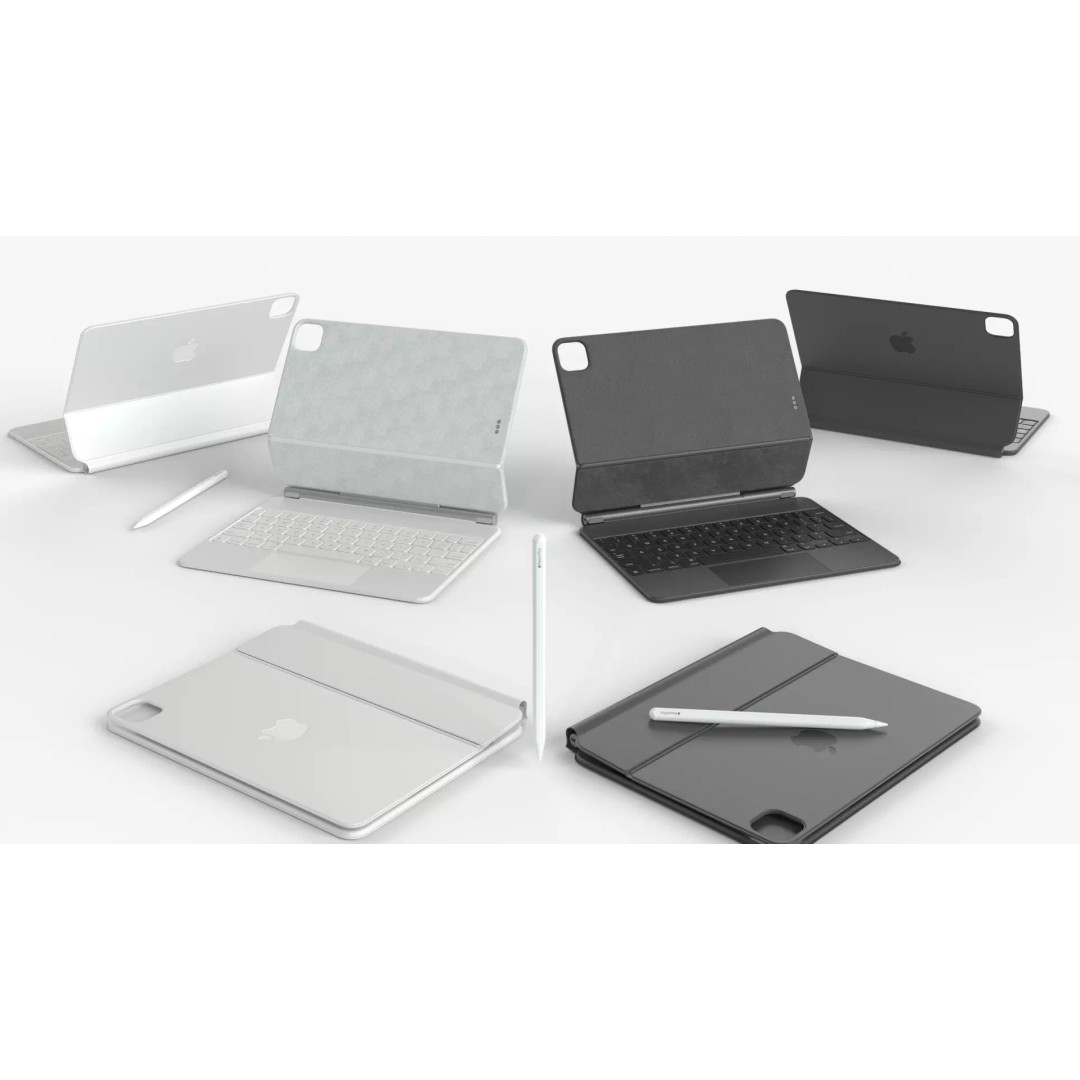 Apple iPad Magic Keyboard 3D Model – Rigged PBR Asset, FBX, OBJ - View 2