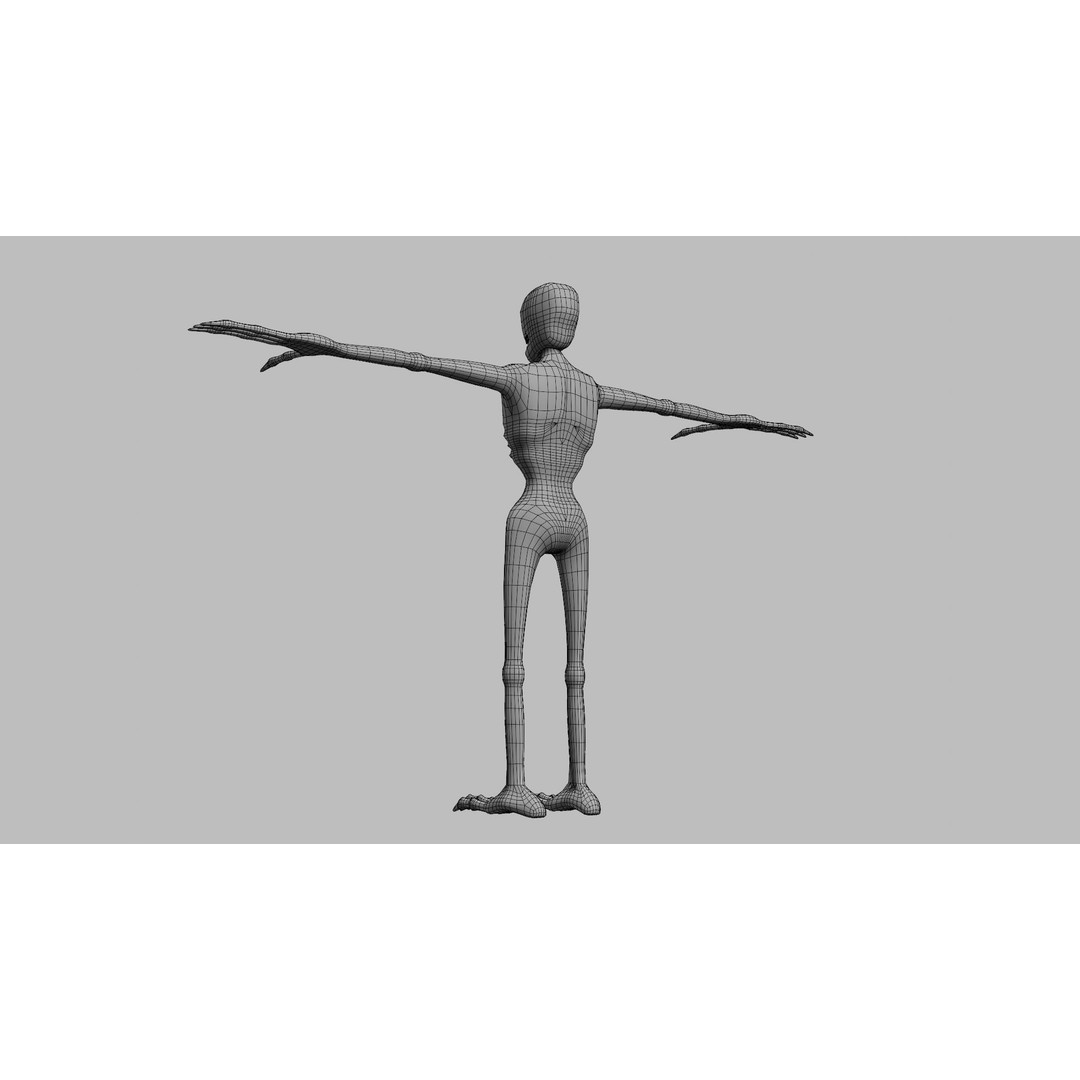Lowpoly Monster 3D Model – Rigged Game Asset with PBR Textures - View 13