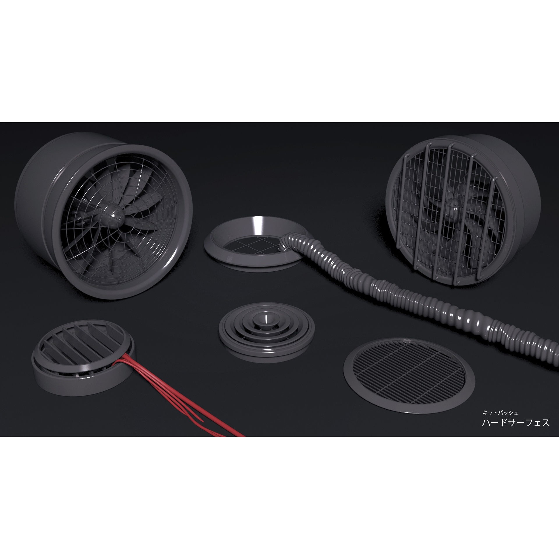 TECHNO PROP Sci-Fi Kitbash Pack - 3D Model - View 10