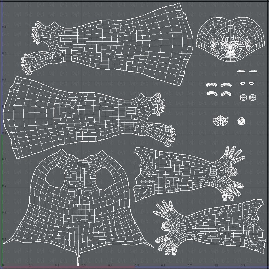 Base Mesh Man Character 3D Model – Low Poly Cartoon Design, FBX