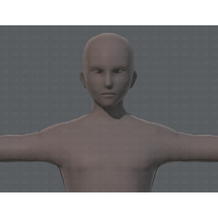 Base Mesh Man Character 3D Model – Low Poly Cartoon Design, FBX - View 19