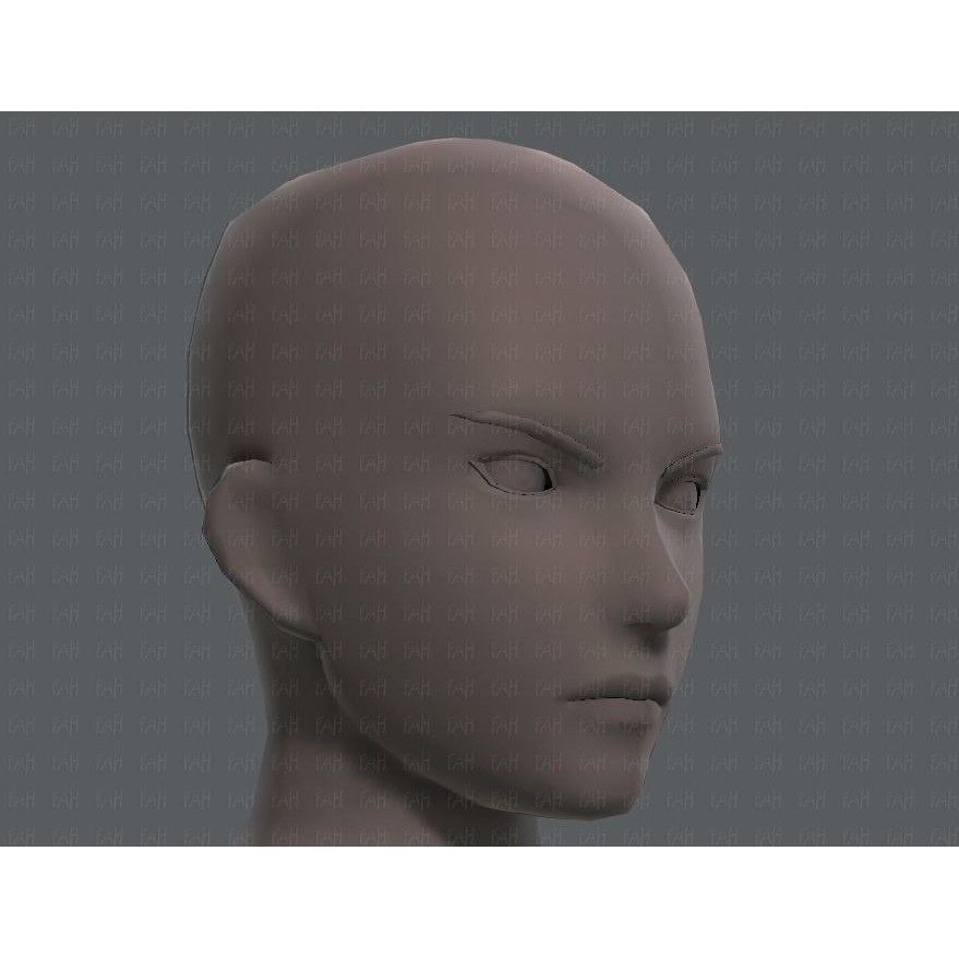 Base Mesh Man Character 3D Model – Low Poly Cartoon Design, FBX - View 37
