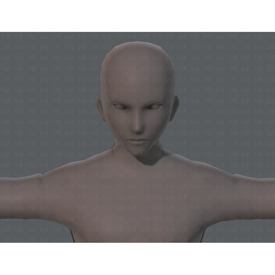 Base Mesh Man Character 3D Model – Low Poly Cartoon Design, FBX - View 43