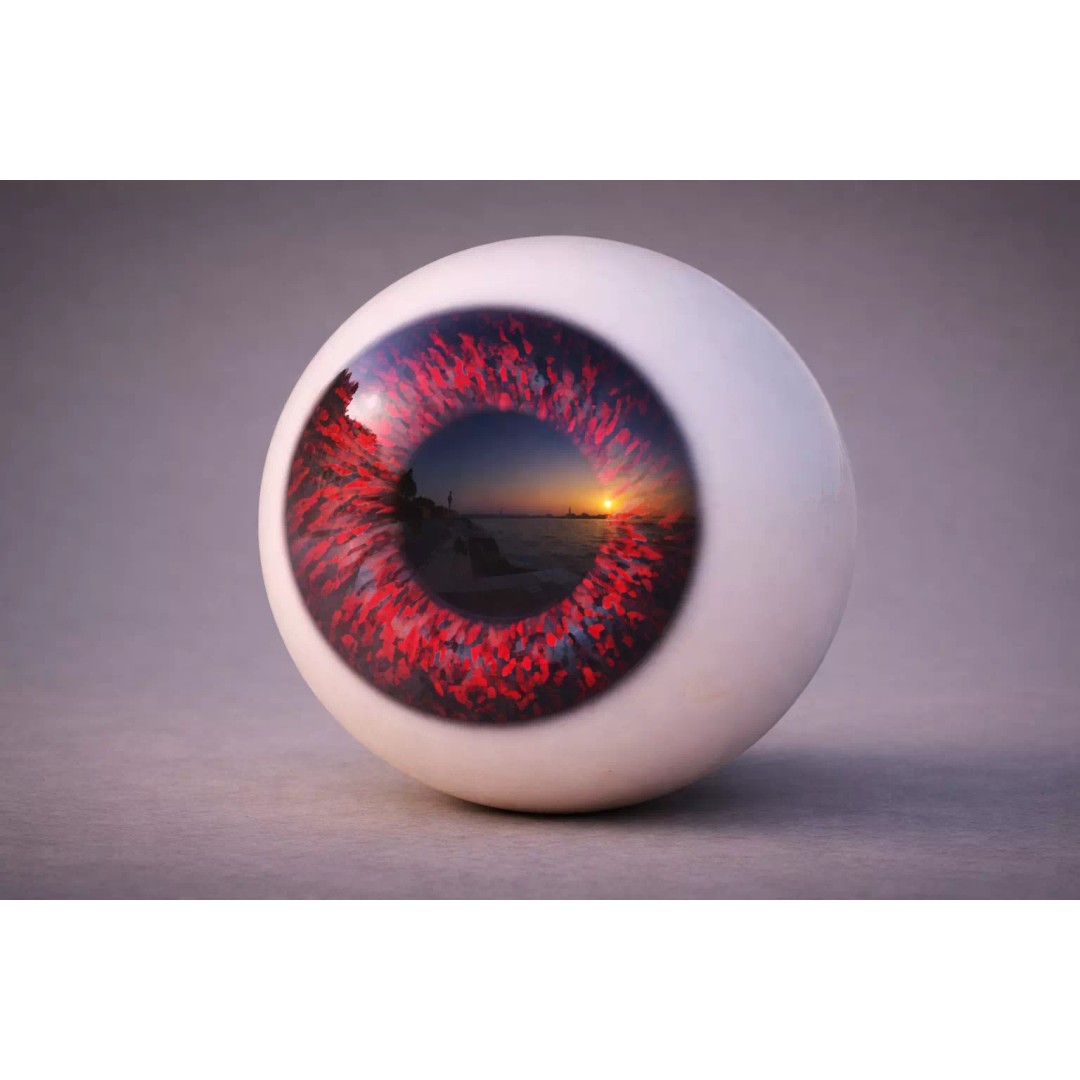 Human Eye 3D Model – Procedural Fantasy Magenta Shader, FBX - View 12