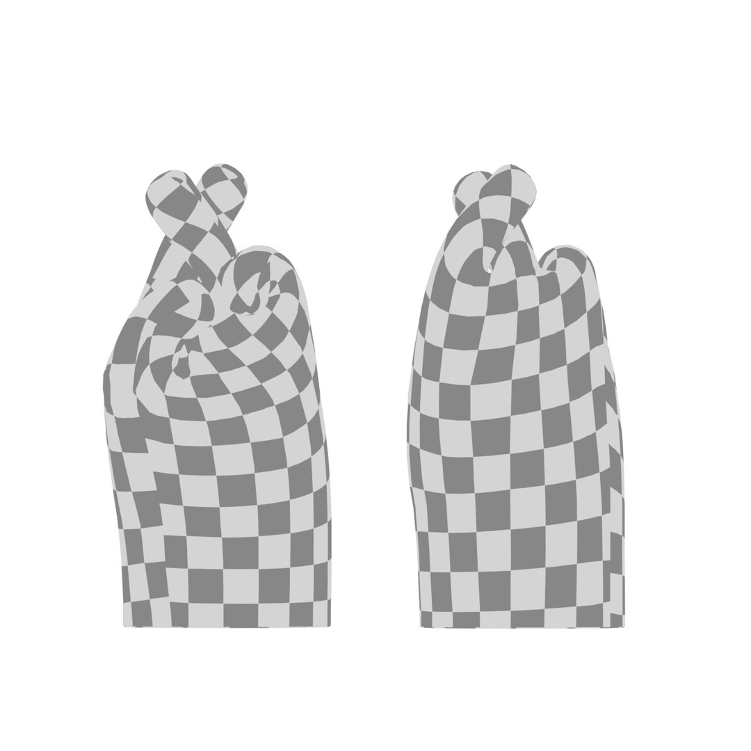 Cartoon Hands 3D Model – Low Poly Character Asset, FBX, Blender - View 27
