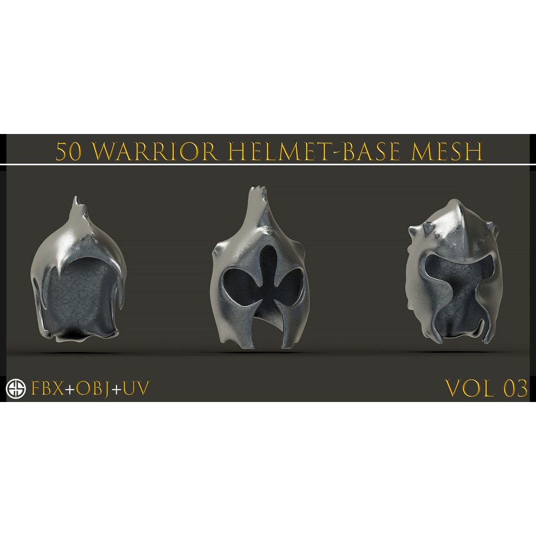 Military Helmet 3D Model – Low Poly Game Asset, FBX & OBJ - View 4