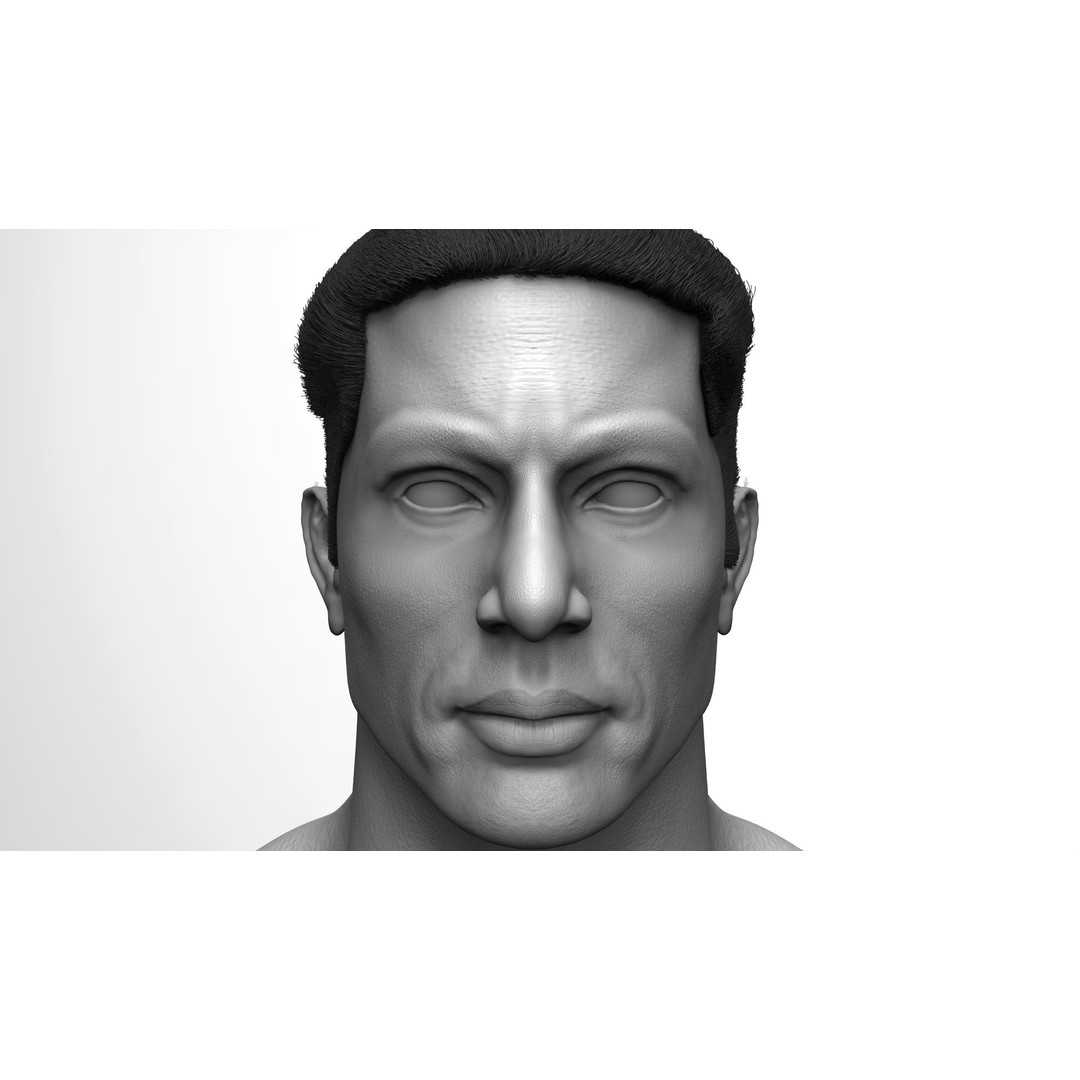 Male Bodybuilder 3D Model – High Poly Game-Ready Character - View 10