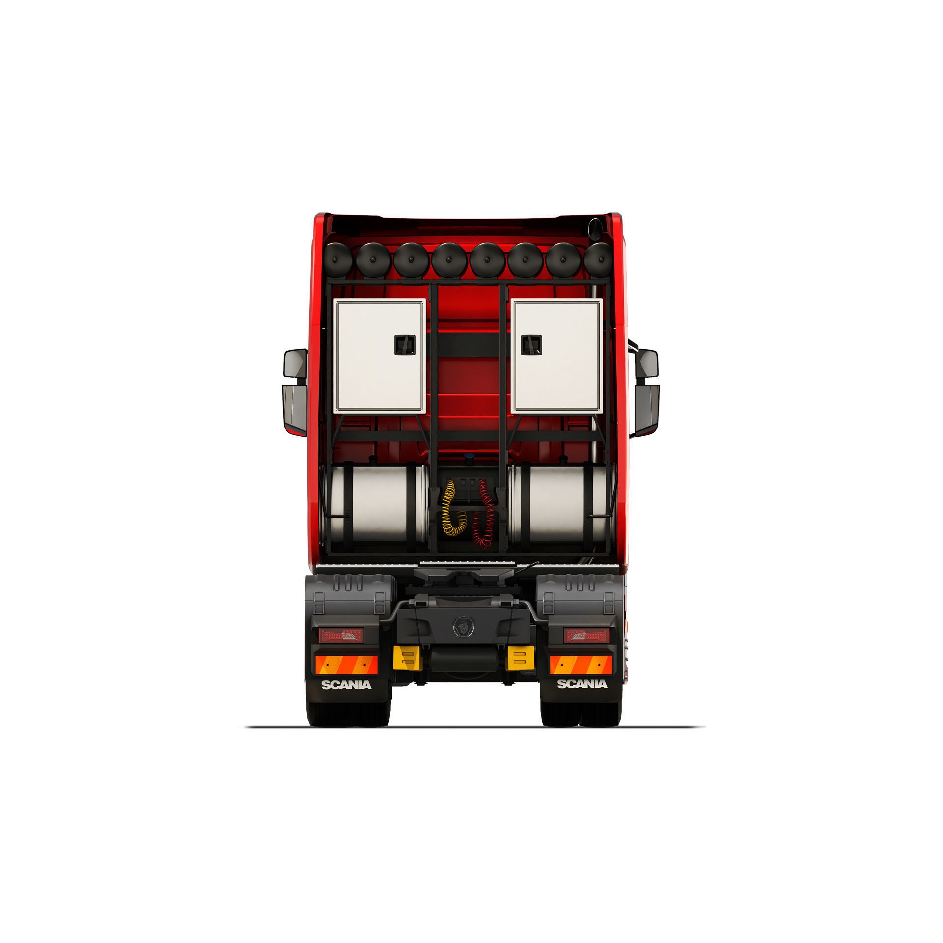 Truck R730 8X4 - Game-Ready 3D Model - View 5