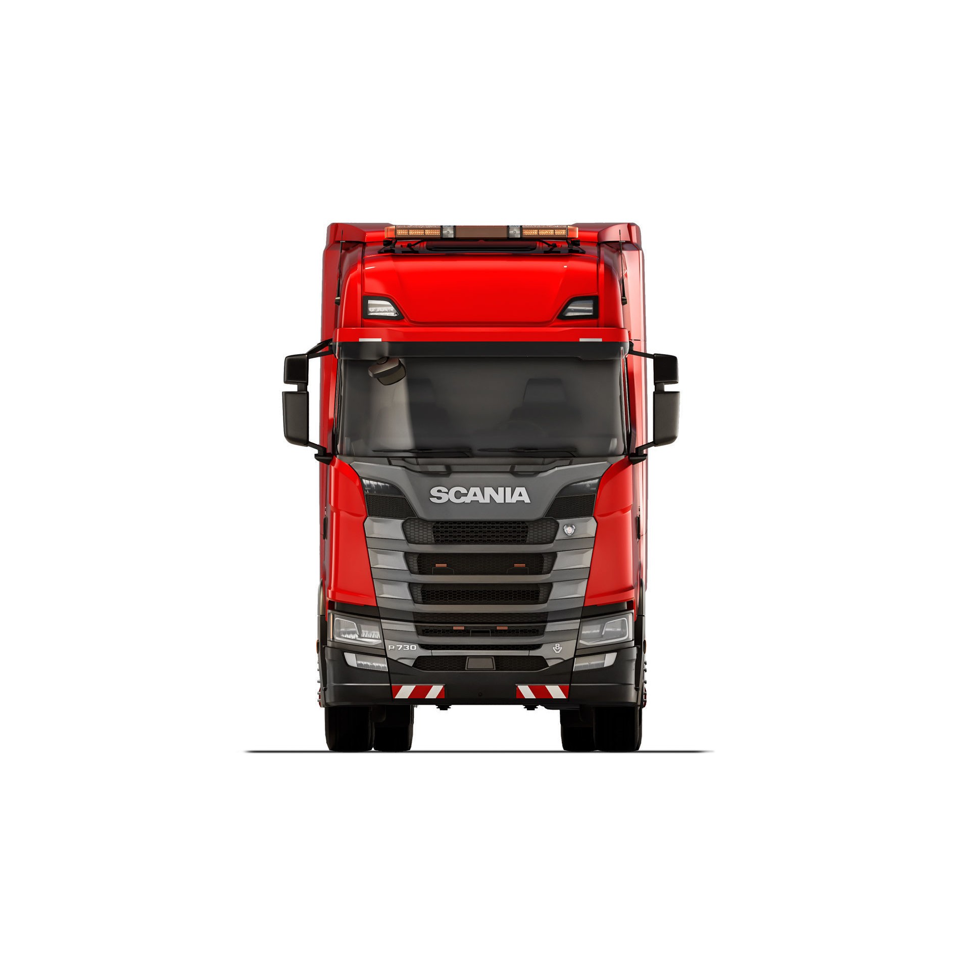 Truck R730 8X4 - Game-Ready 3D Model - View 9