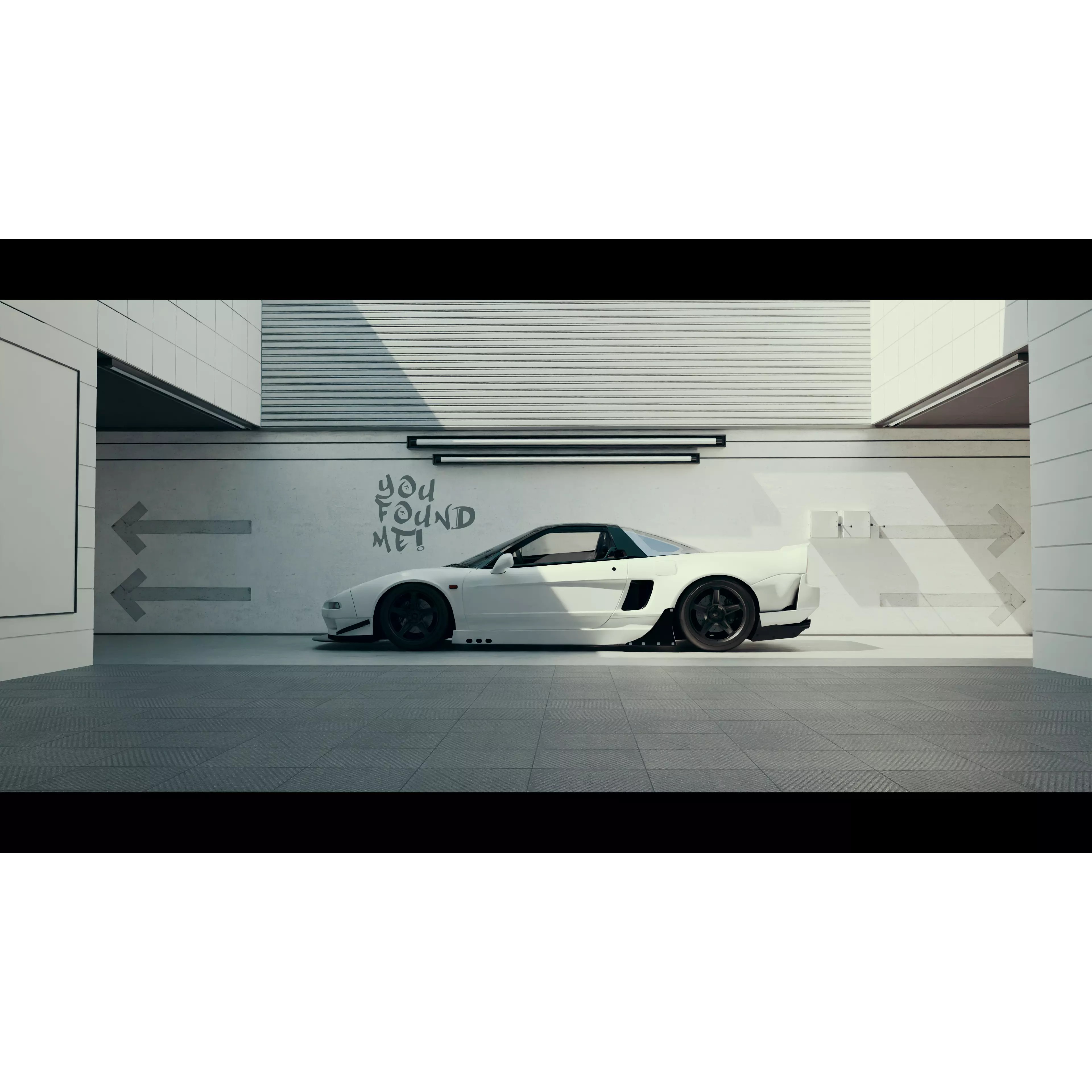 Automotive Garage - PBR Ready 3D Model - View 2