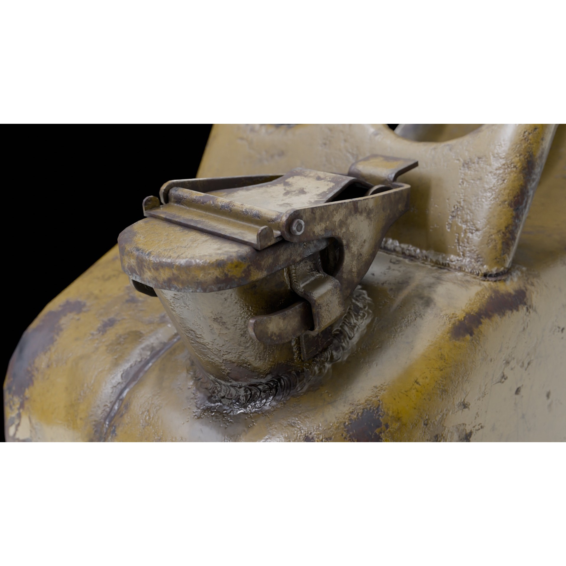 Soviet Fuel Canister - Low-Poly Game-Ready 3D Model - View 15