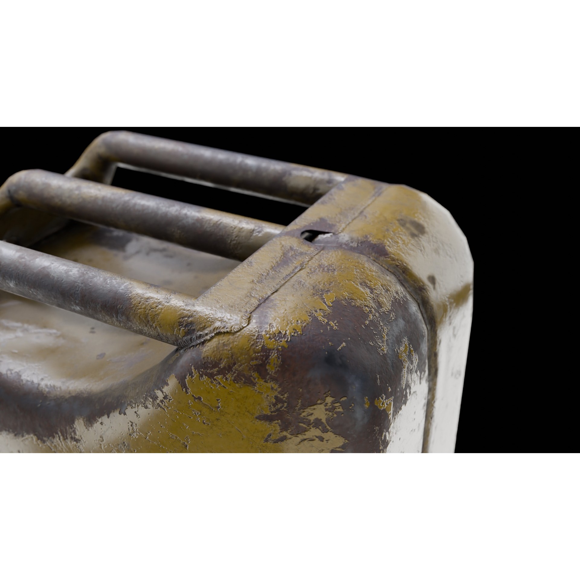 Soviet Fuel Canister - Low-Poly Game-Ready 3D Model - View 16